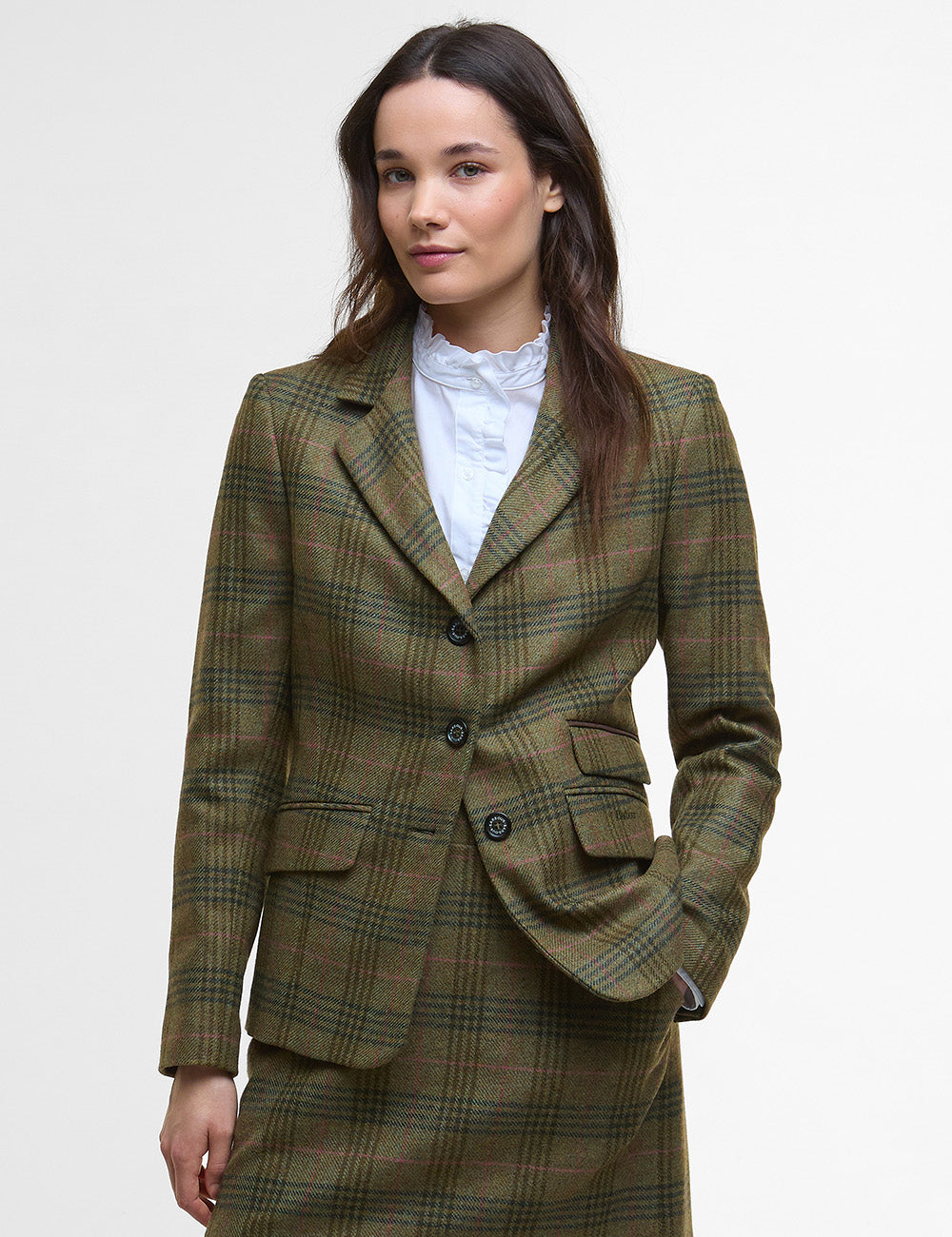 Barbour Carlby Tailored Jacket - Arabesque/Brown