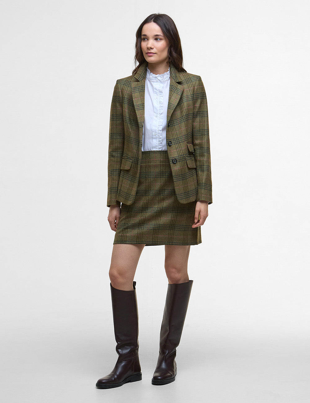 Barbour Carlby Tailored Jacket - Arabesque/Brown