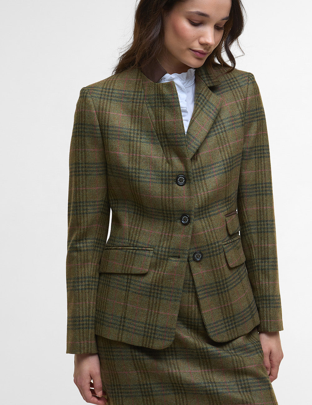 Barbour Carlby Tailored Jacket - Arabesque/Brown