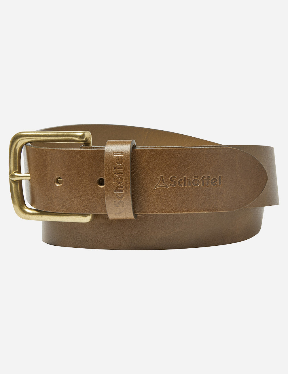 Schoffel Castleton Leather Belt - Chestnut