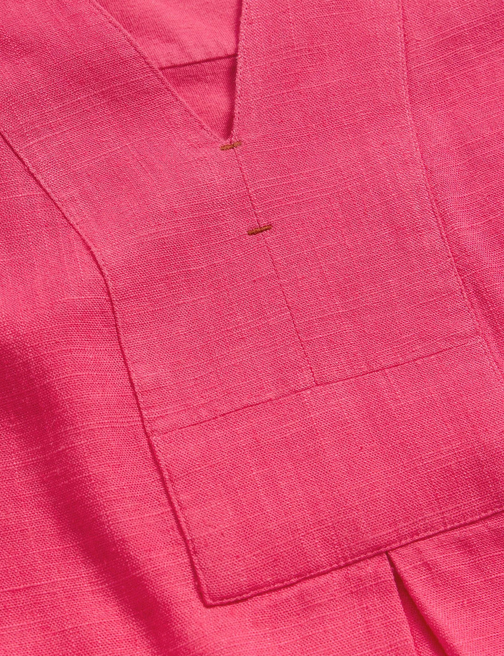 White Stuff Celia Jersey Mix Shirt - Mid Pink