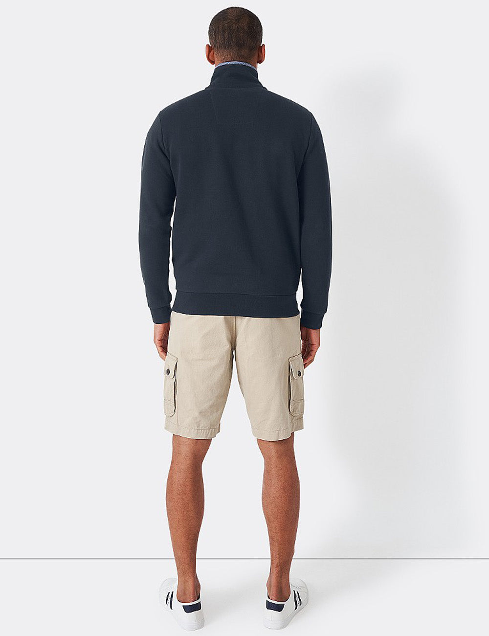 Crew Clothing Classic 1/2 Zip Sweatshirt - Navy
