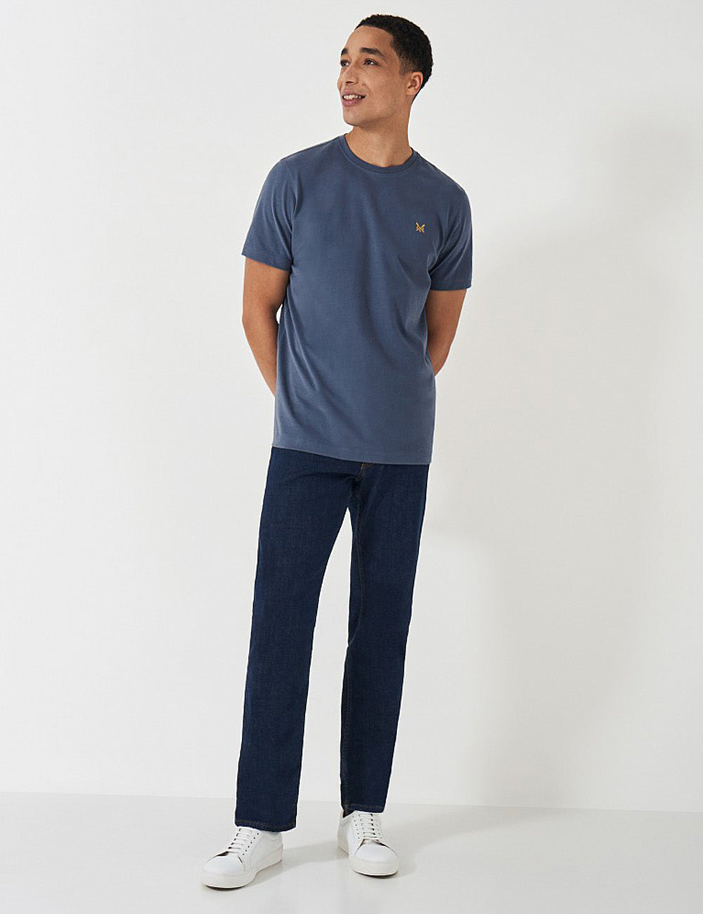 Crew Clothing Classic T-Shirt - Steel Blue
