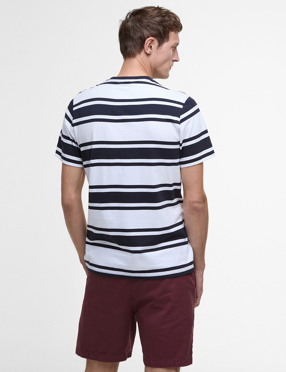 Barbour Colts Stripe T-Shirt - Navy