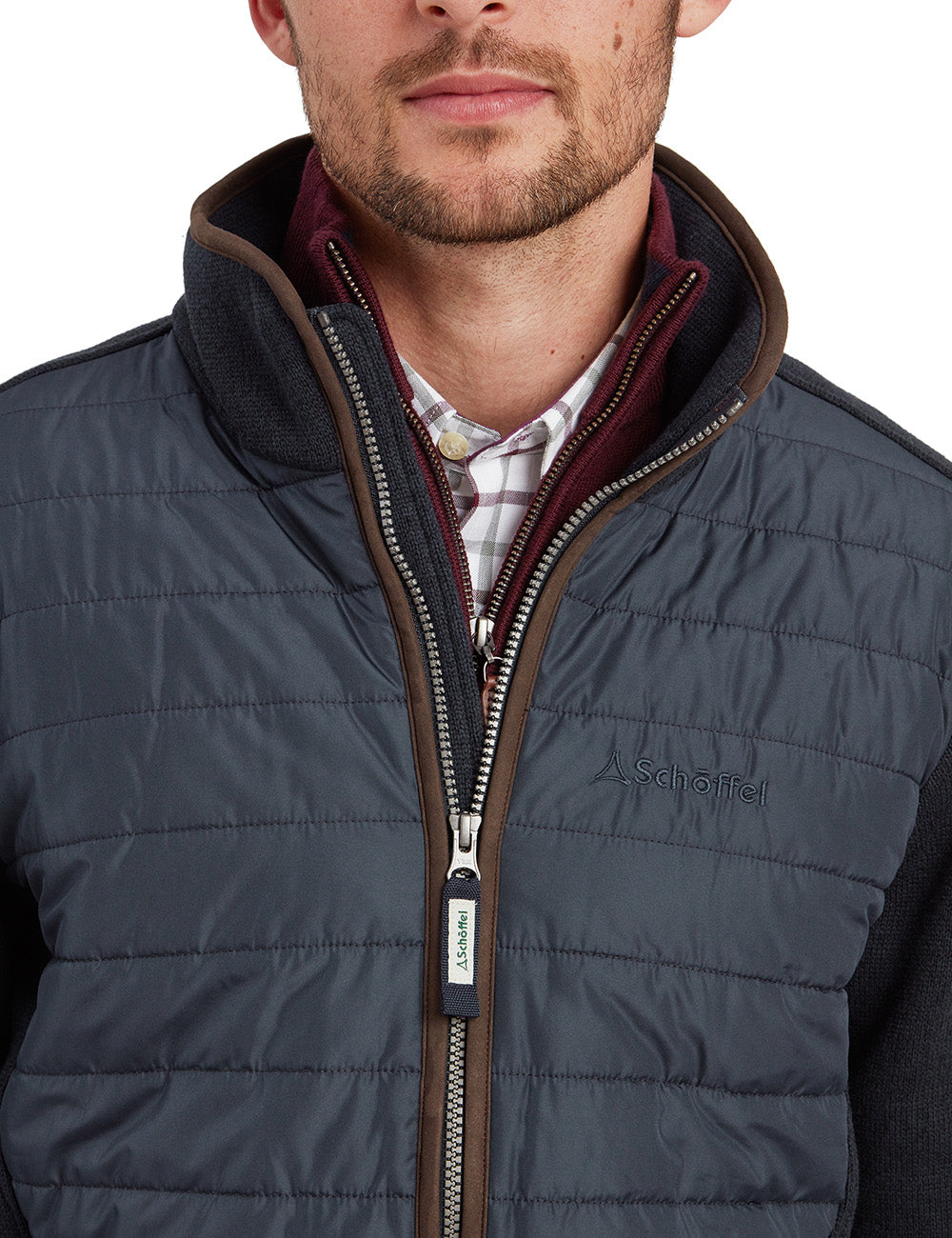 Schoffel Cottesmore Hybrid Jacket - Petrol Blue