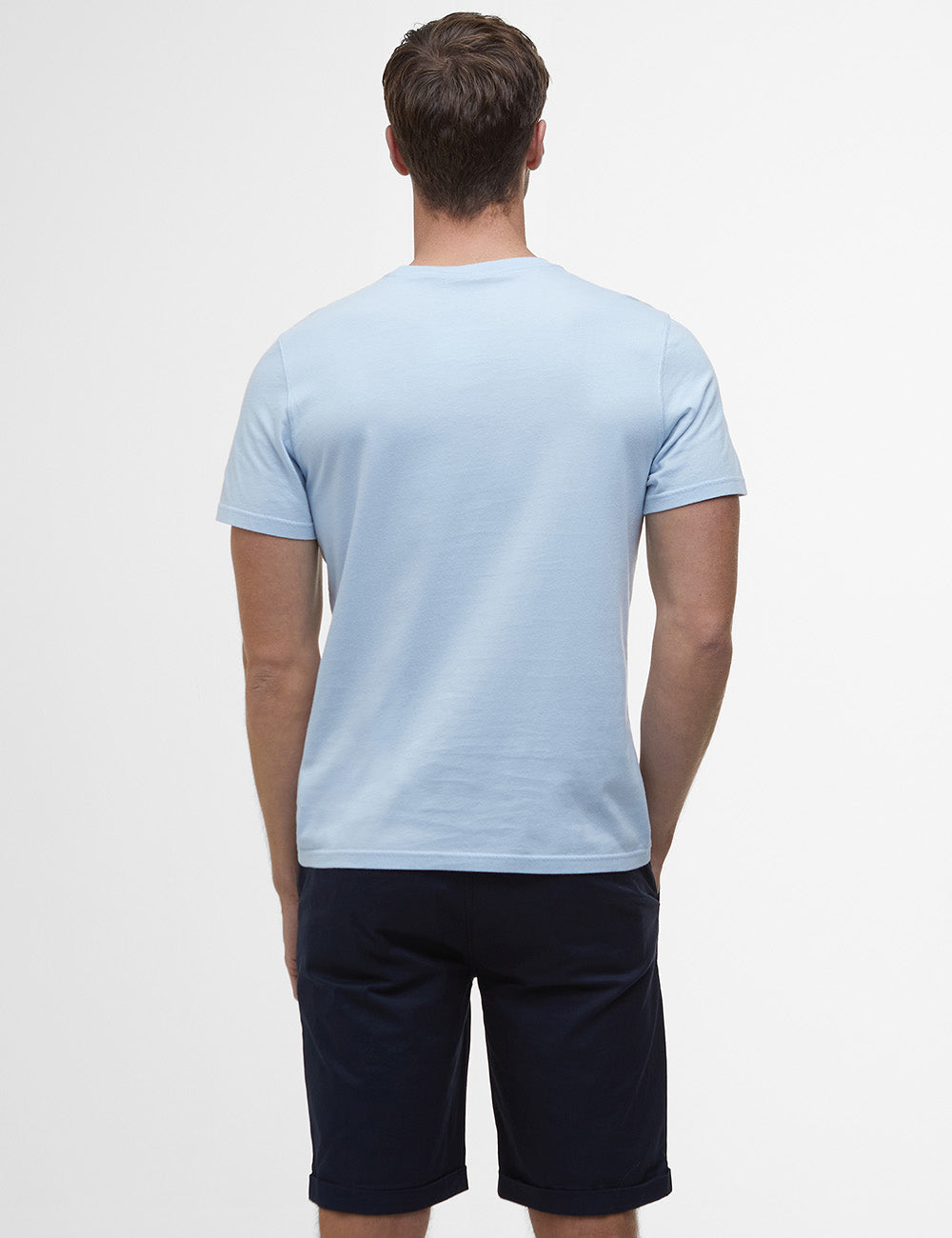 Barbour Cranmer Logo T-Shirt - Ocean Sky