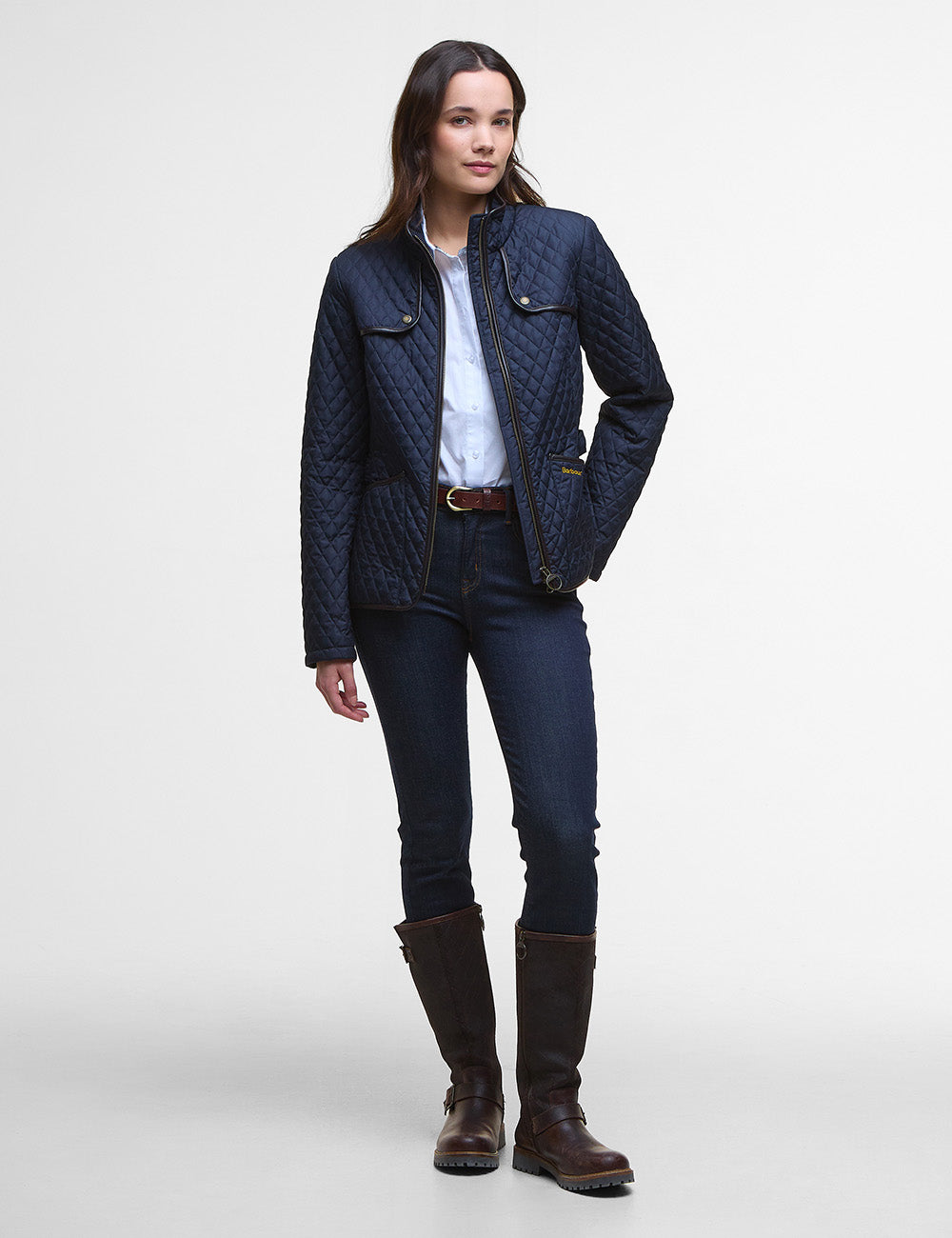Barbour Dahlia Quilted Jacket - Navy