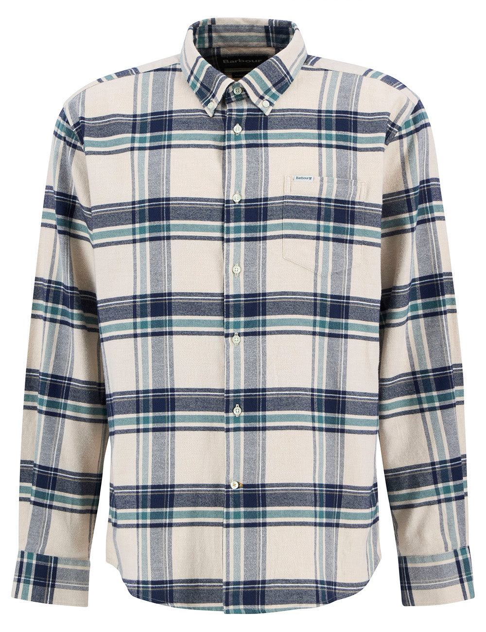 Barbour Dogwood Checked Shirt - Ecru Marl