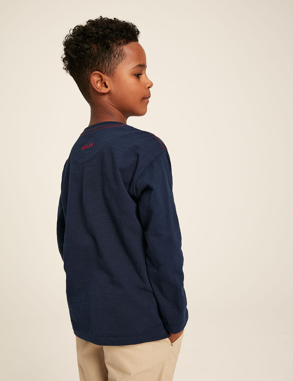 Joules Dylan Long Sleeve T-Shirt - French Navy