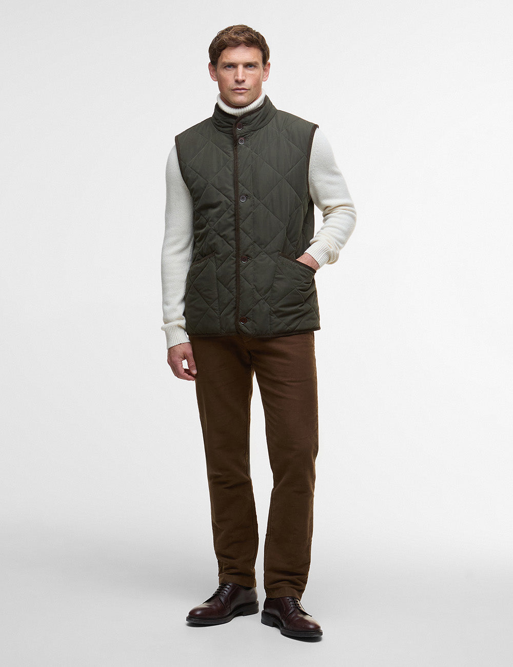 Barbour Edale Quilted Gilet - Olive