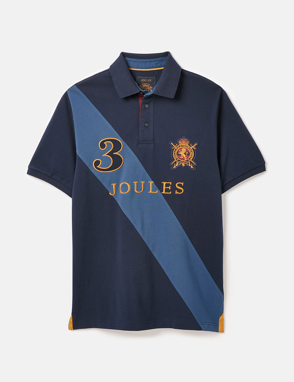 Joules Embellished Polo Shirt - French Navy