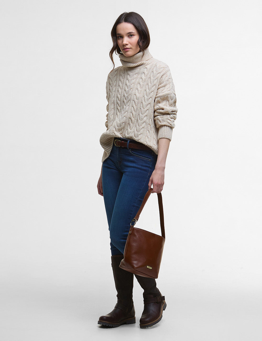 Barbour Embleton Knitted Jumper - Birch