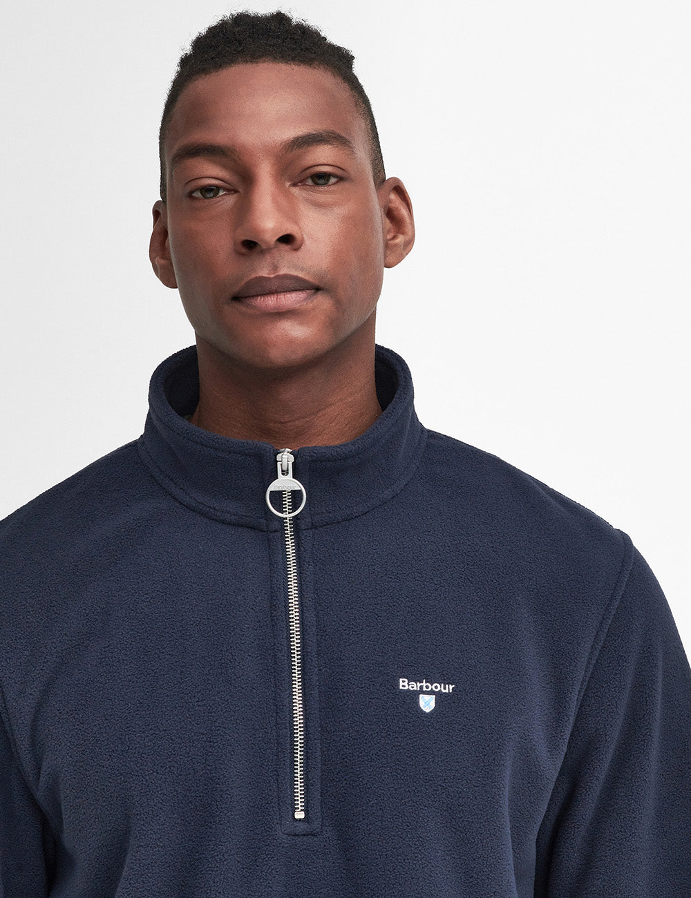 Barbour Essentials 1/2 Zip Fleece - Navy