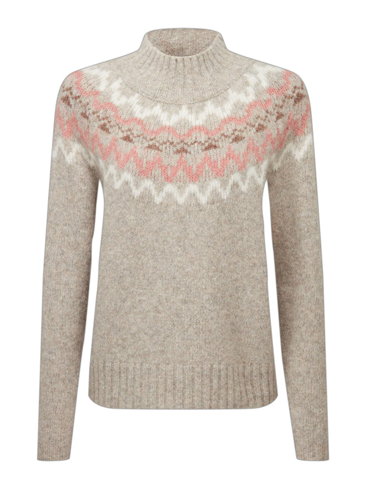 Schoffel Evie Fairisle Jumper Cobblestone