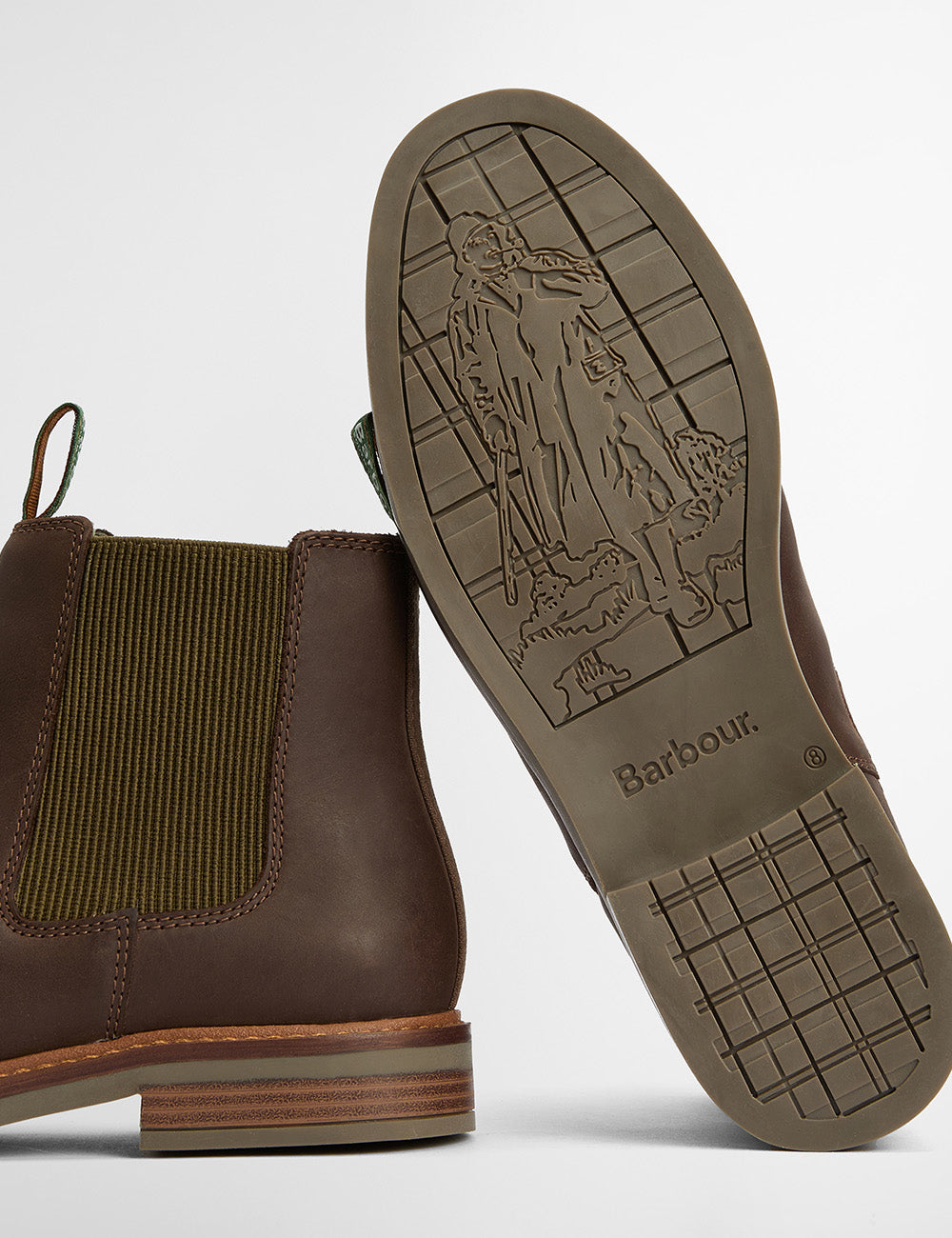 Barbour Farsley Chelsea Boot - Choco