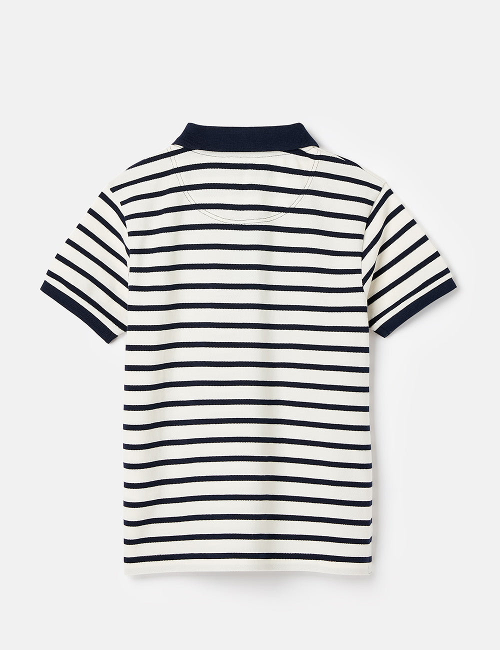Joules Filbert Striped Polo Shirt - Cream/Navy Stripe