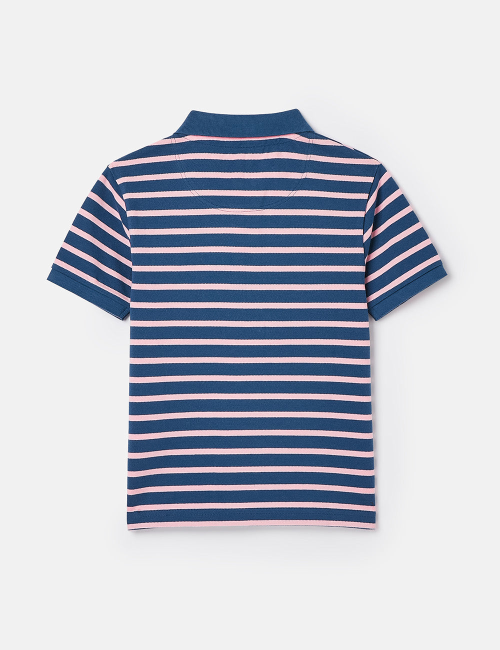 Joules Filbert Striped Polo Shirt - Ink Blue/Lilac Stripe