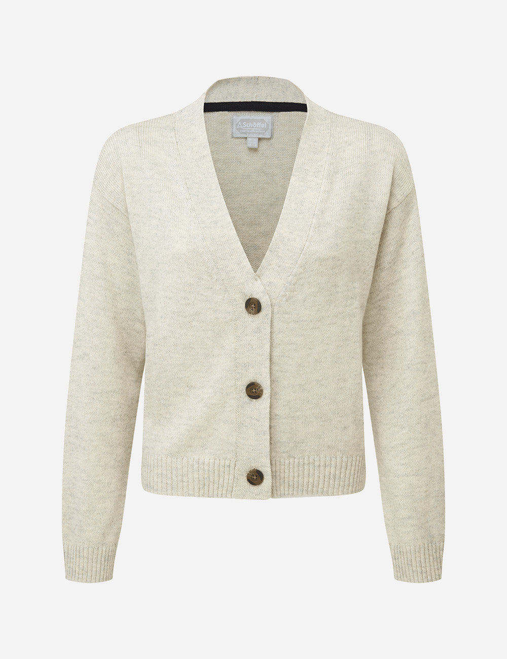 Schoffel Filey Cardigan - Oat Grey