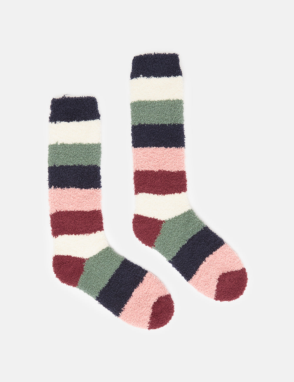 Joules Fluffy Socks - Country Stripe