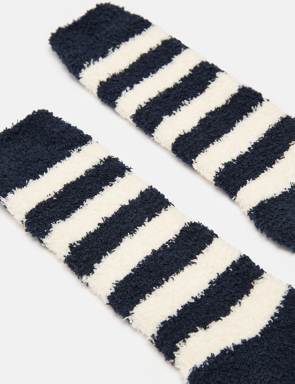 Joules Fluffy Socks - Navy Stripe