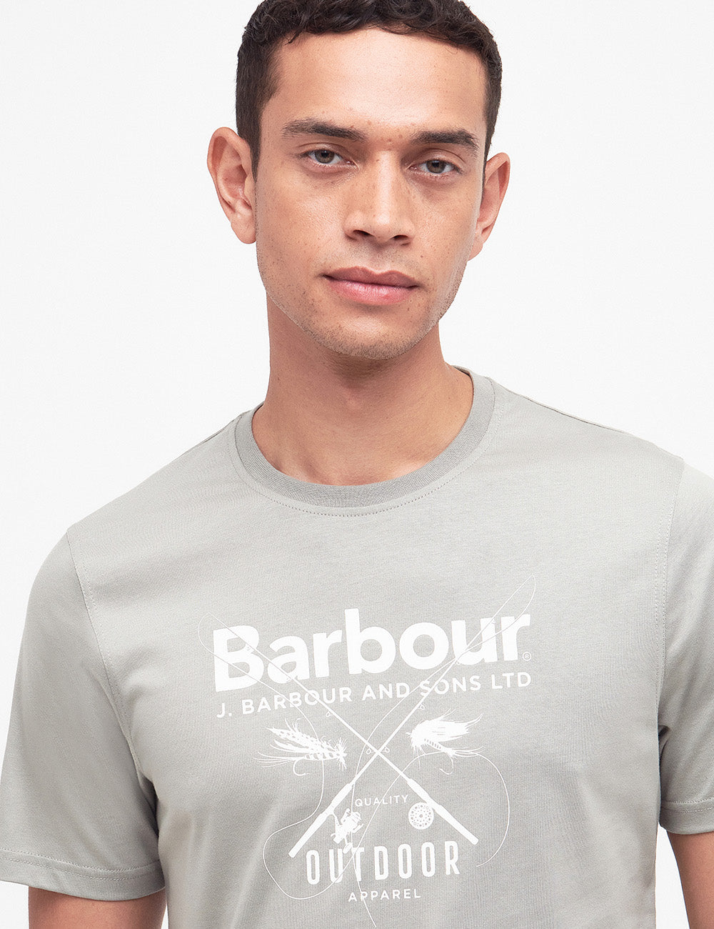 Barbour Fly T-Shirt - Forest Fog