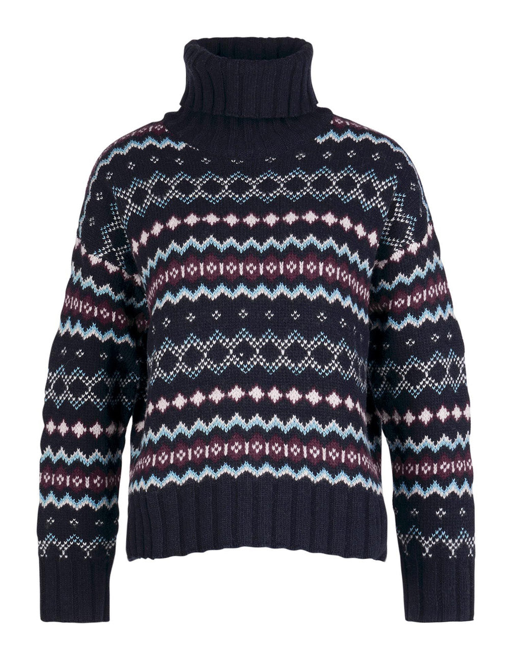 Barbour Fox Knitted Jumper - Navy
