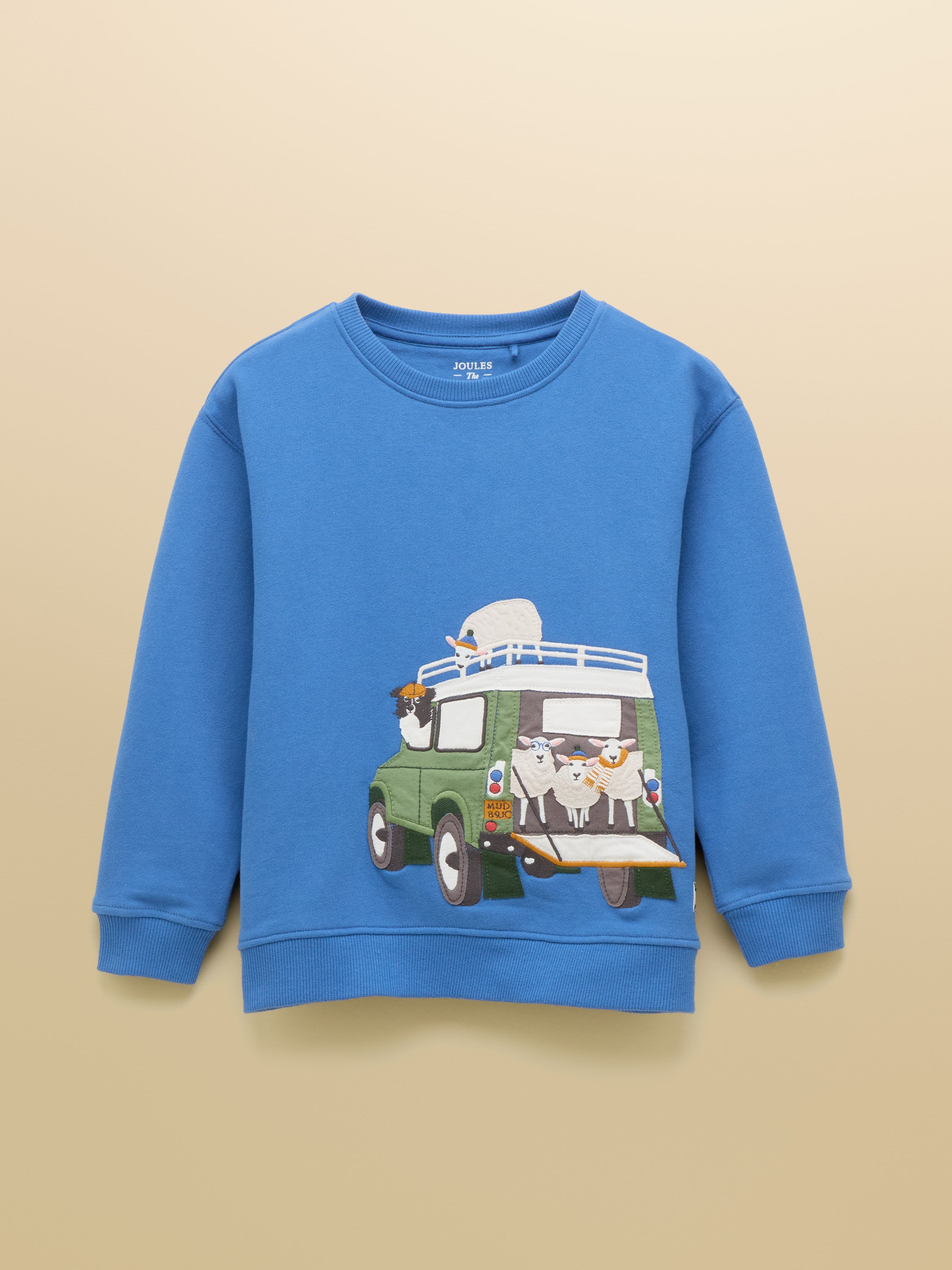 Joules Kids 4X4 Sweatshirt Blue