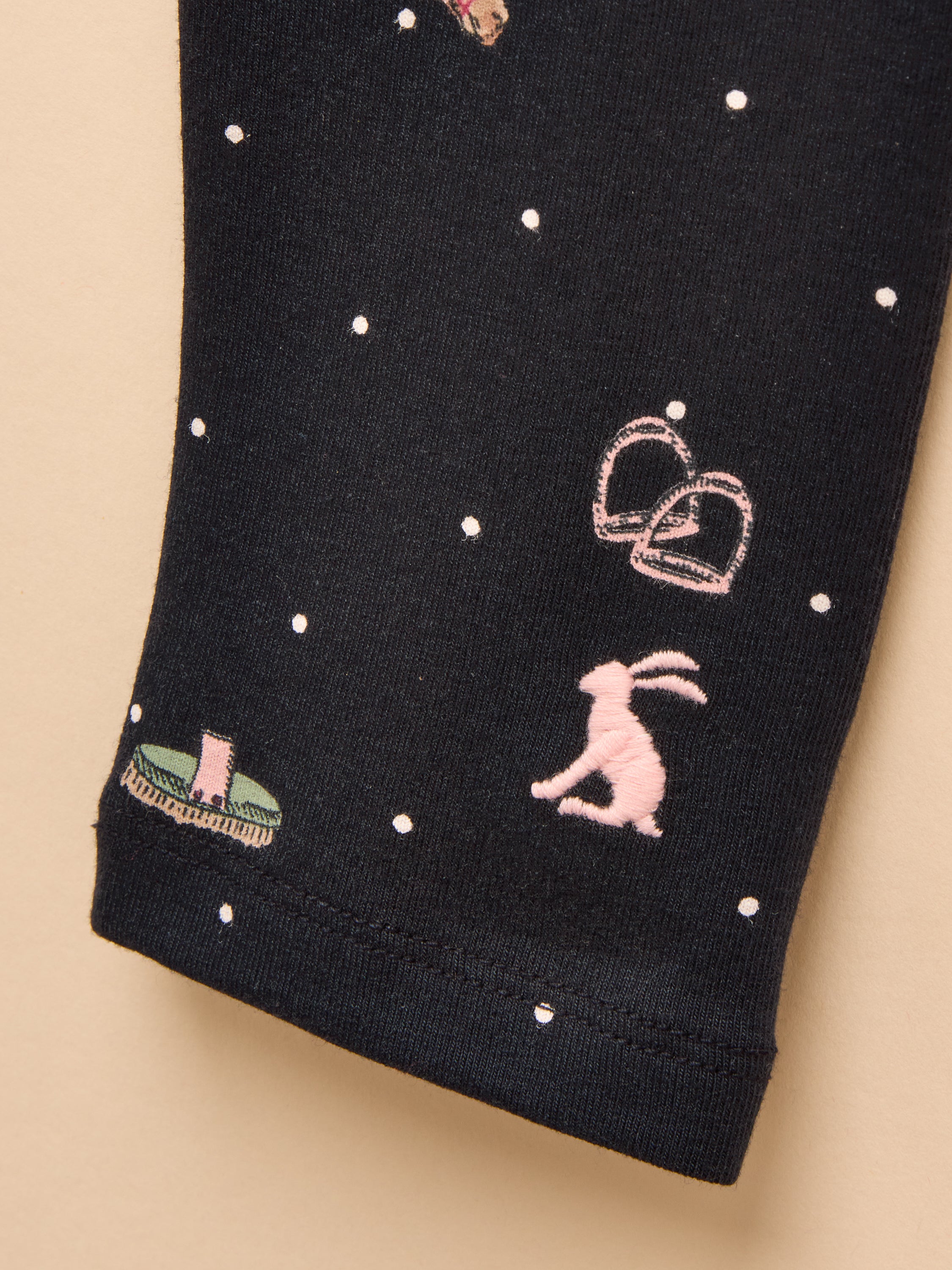 Joules Kids Deedee Leggings Navy Tictac Horse