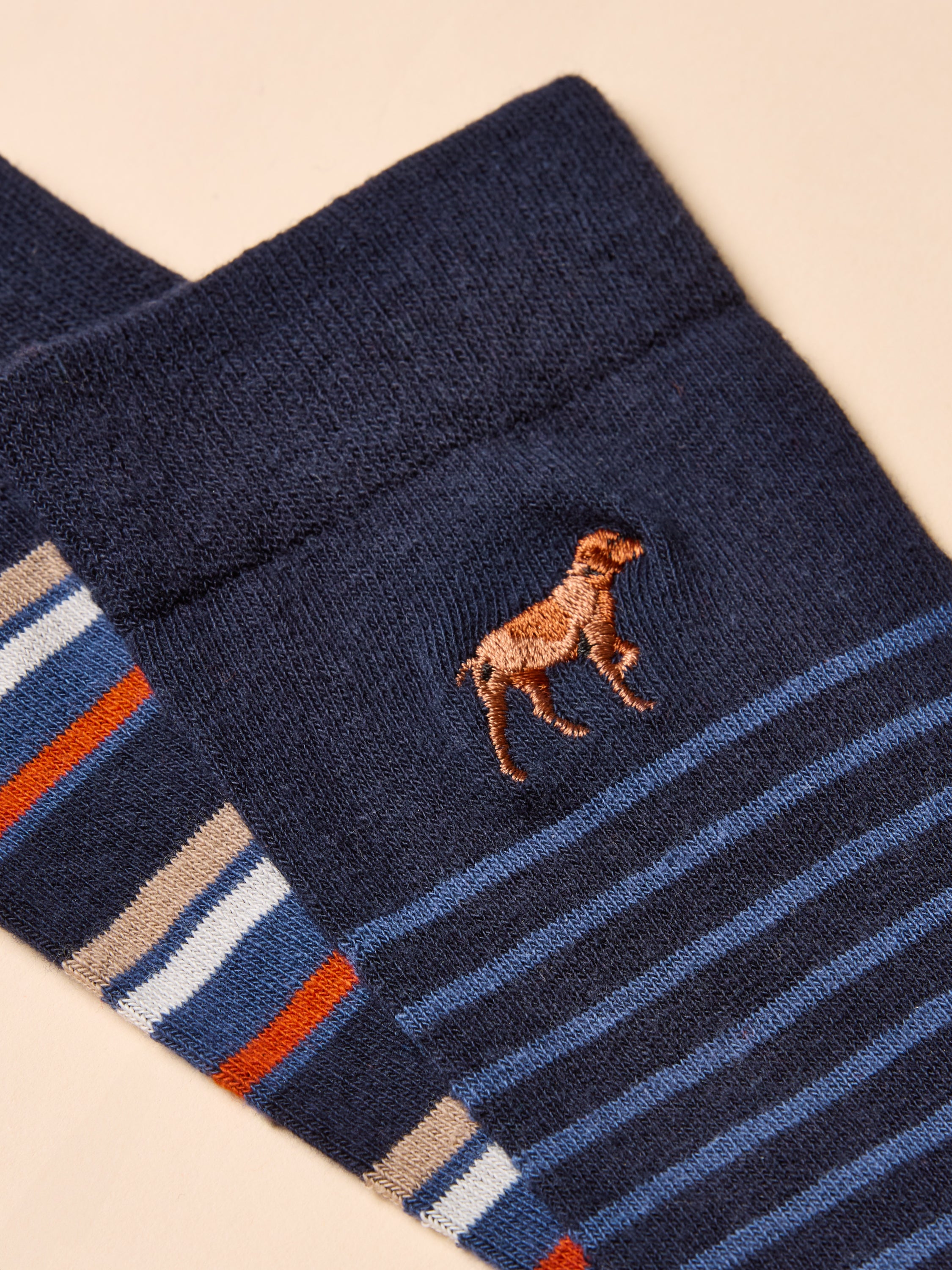 Joules Kingsbury 2Pk Navy/Ginger