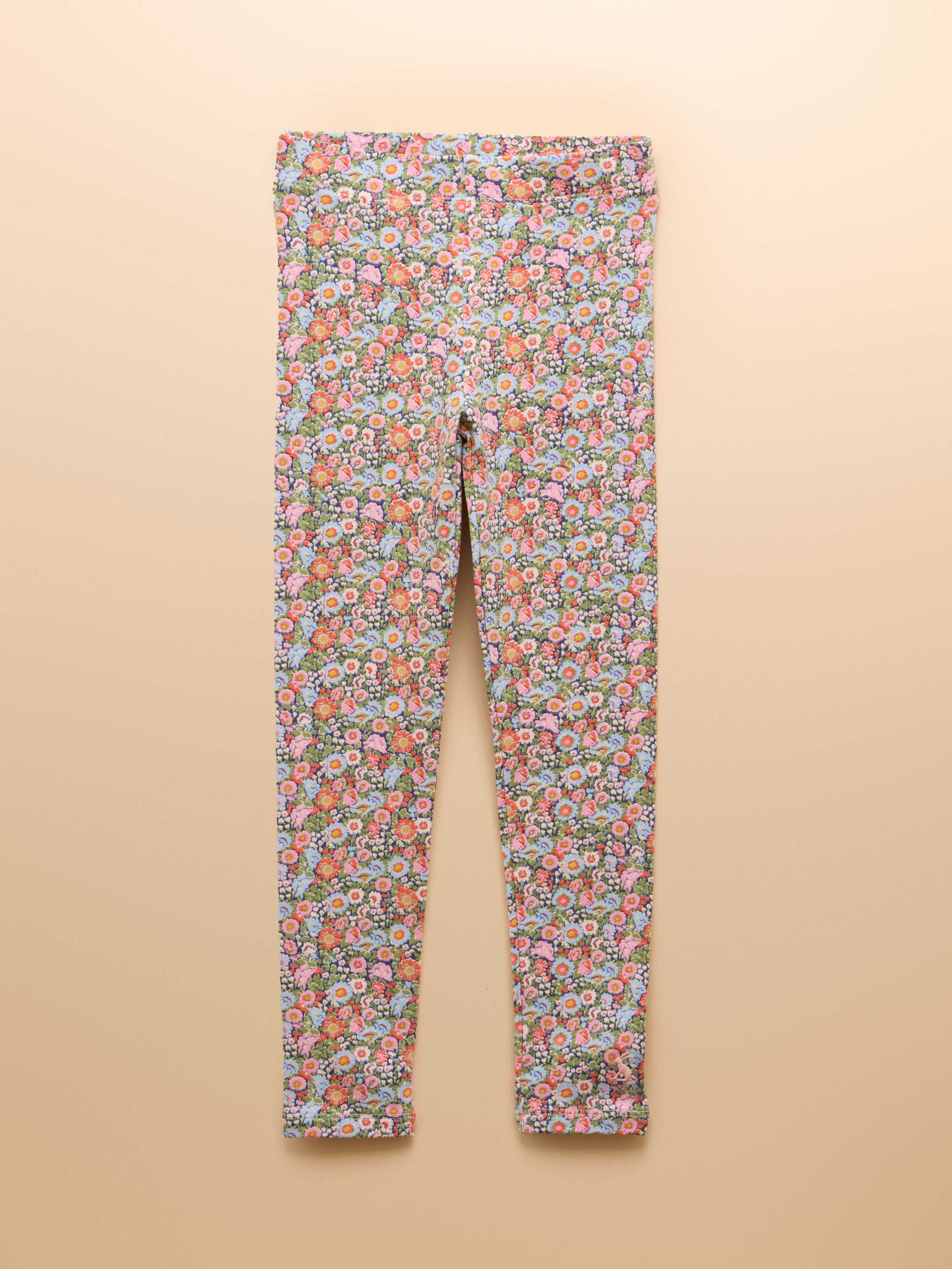 Joules Kids Deedee Leggings Floral Pink Ditsy