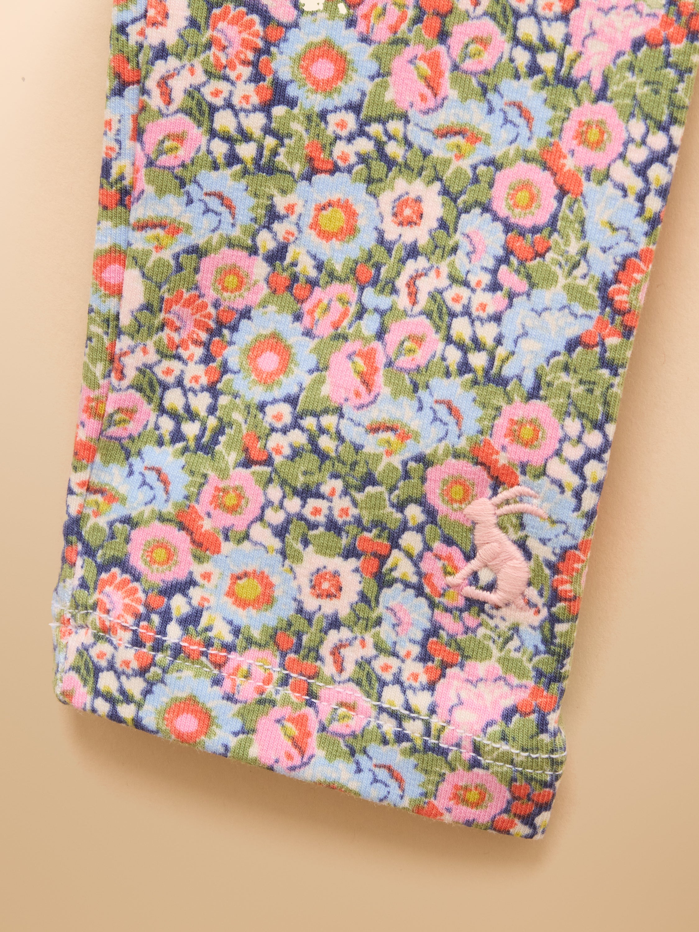 Joules Kids Deedee Leggings Floral Pink Ditsy