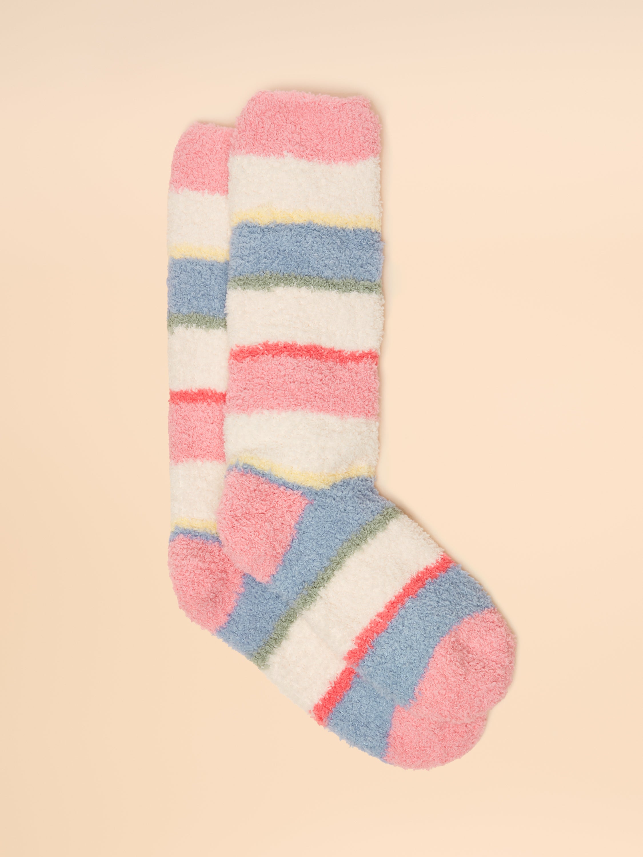 Joules Fluffy Socks Pink