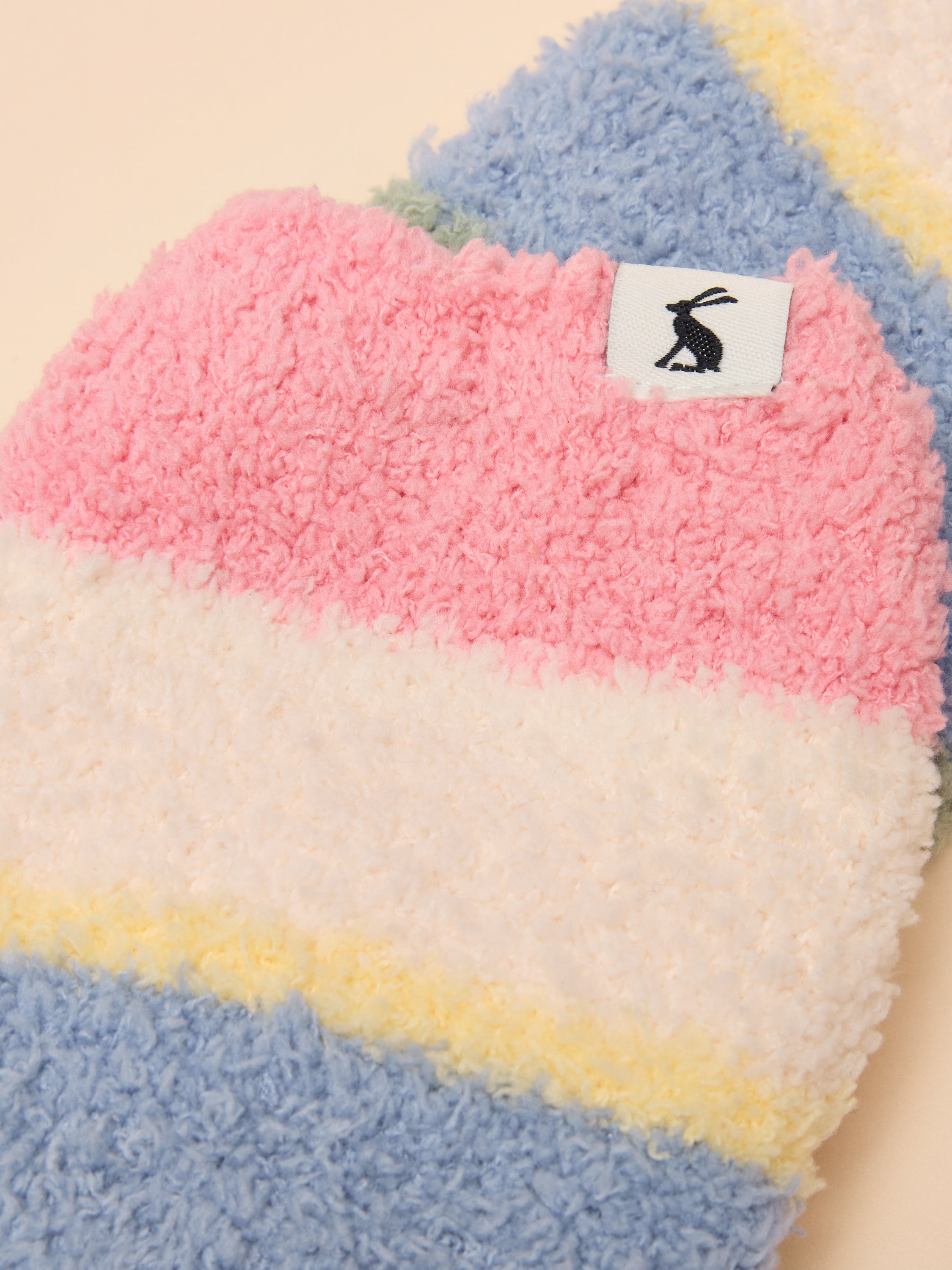 Joules Fluffy Socks Pink