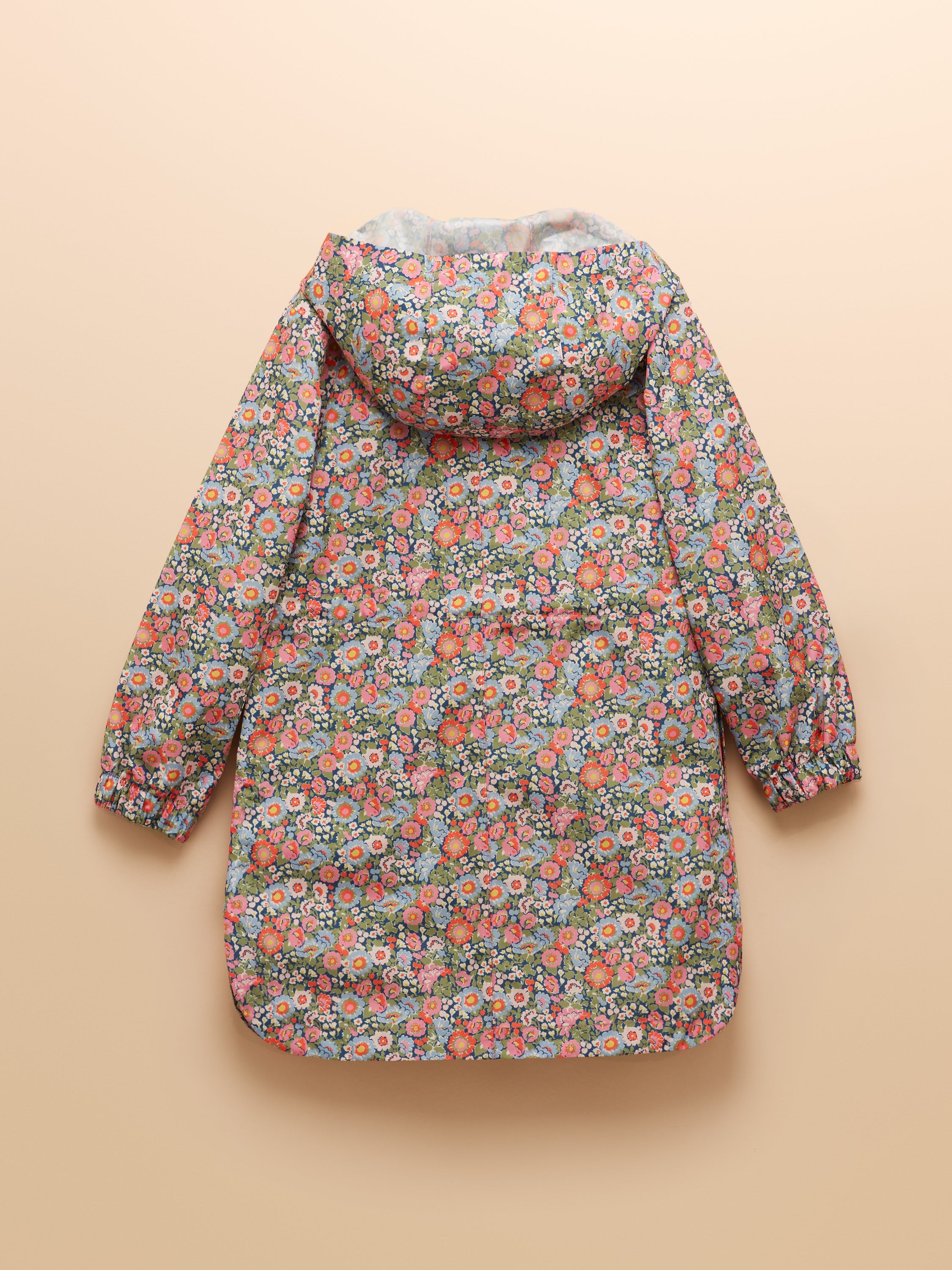 Joules Kids Rainford Raincoat Pink Ditsy