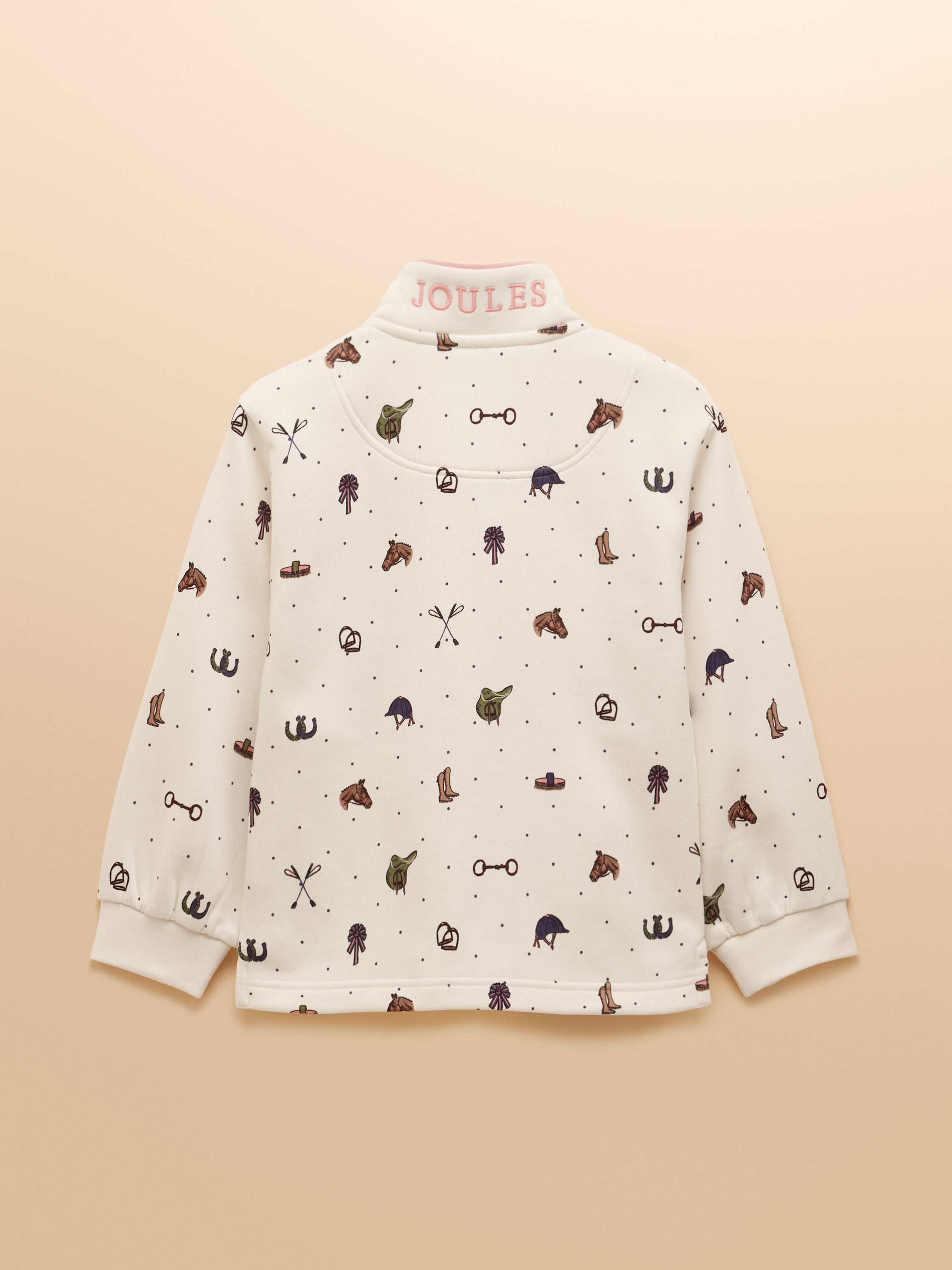 Joules Kids Burnham Top Cream Horses