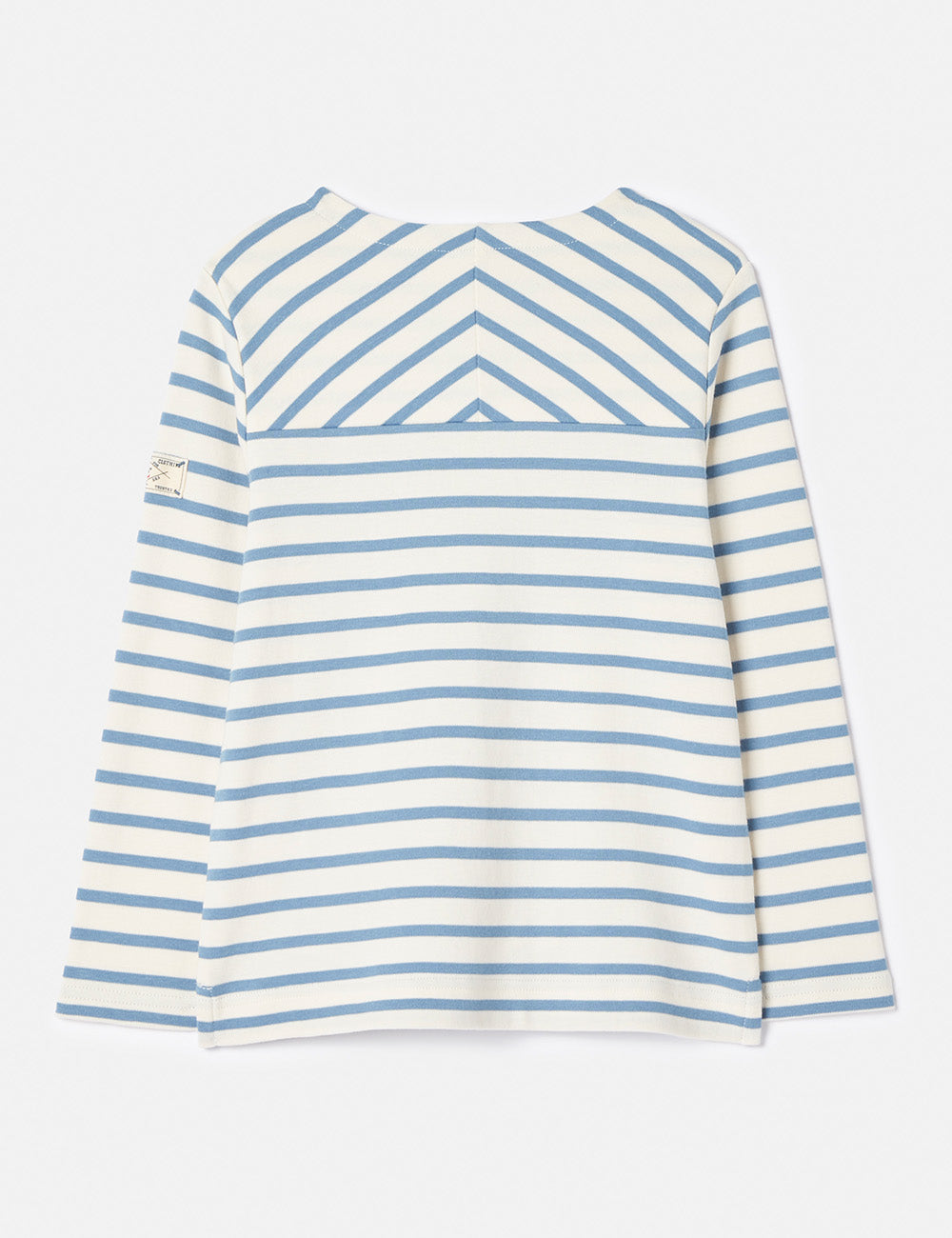 Joules Harbour Long Sleeve T-Shirt - Cream/Blue Stripe