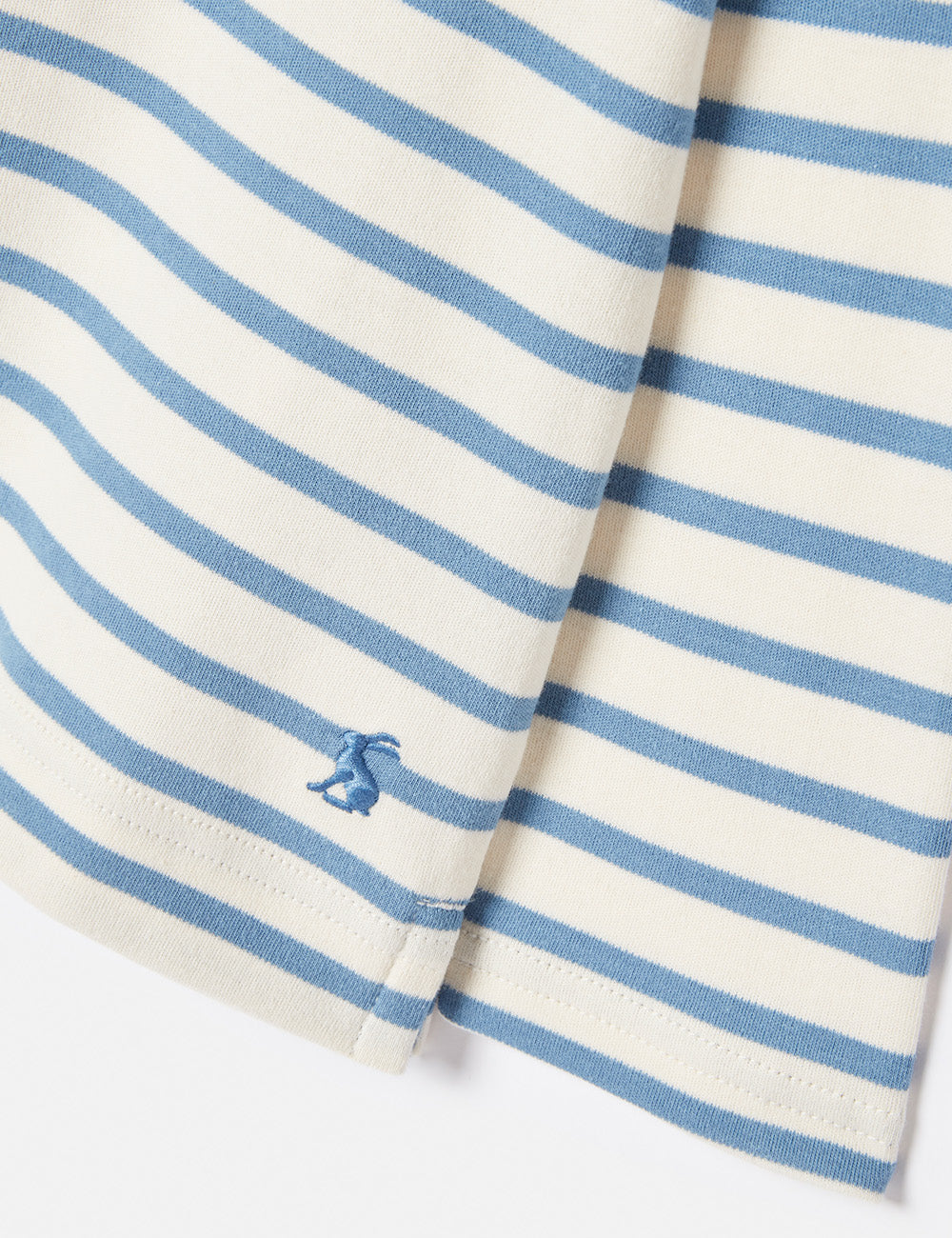 Joules Harbour Long Sleeve T-Shirt - Cream/Blue Stripe