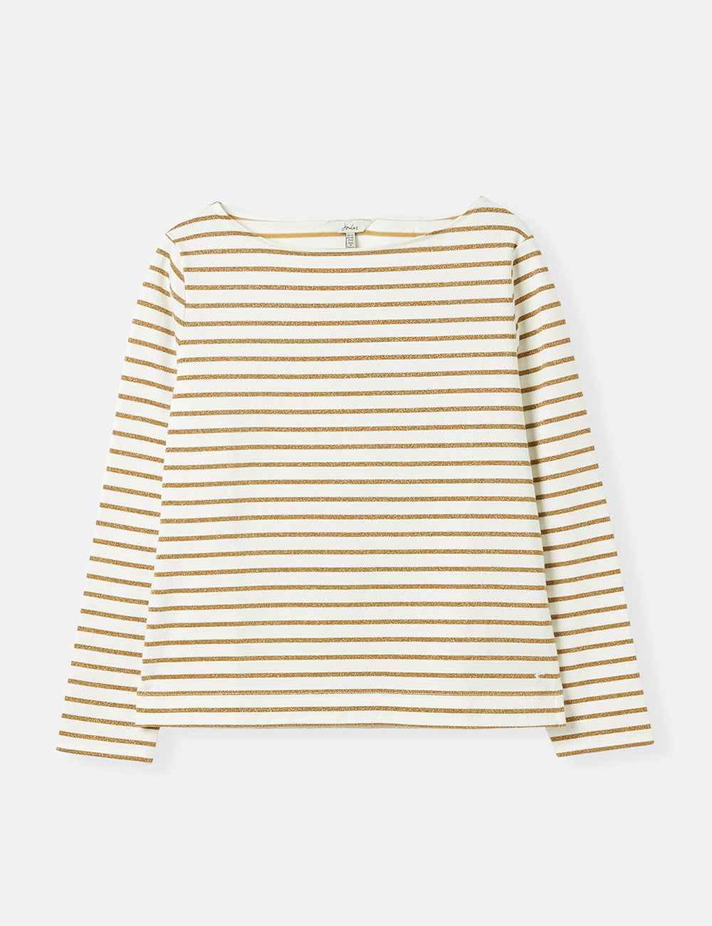 Joules Harbour Long Sleeve Top - Gold Stripe