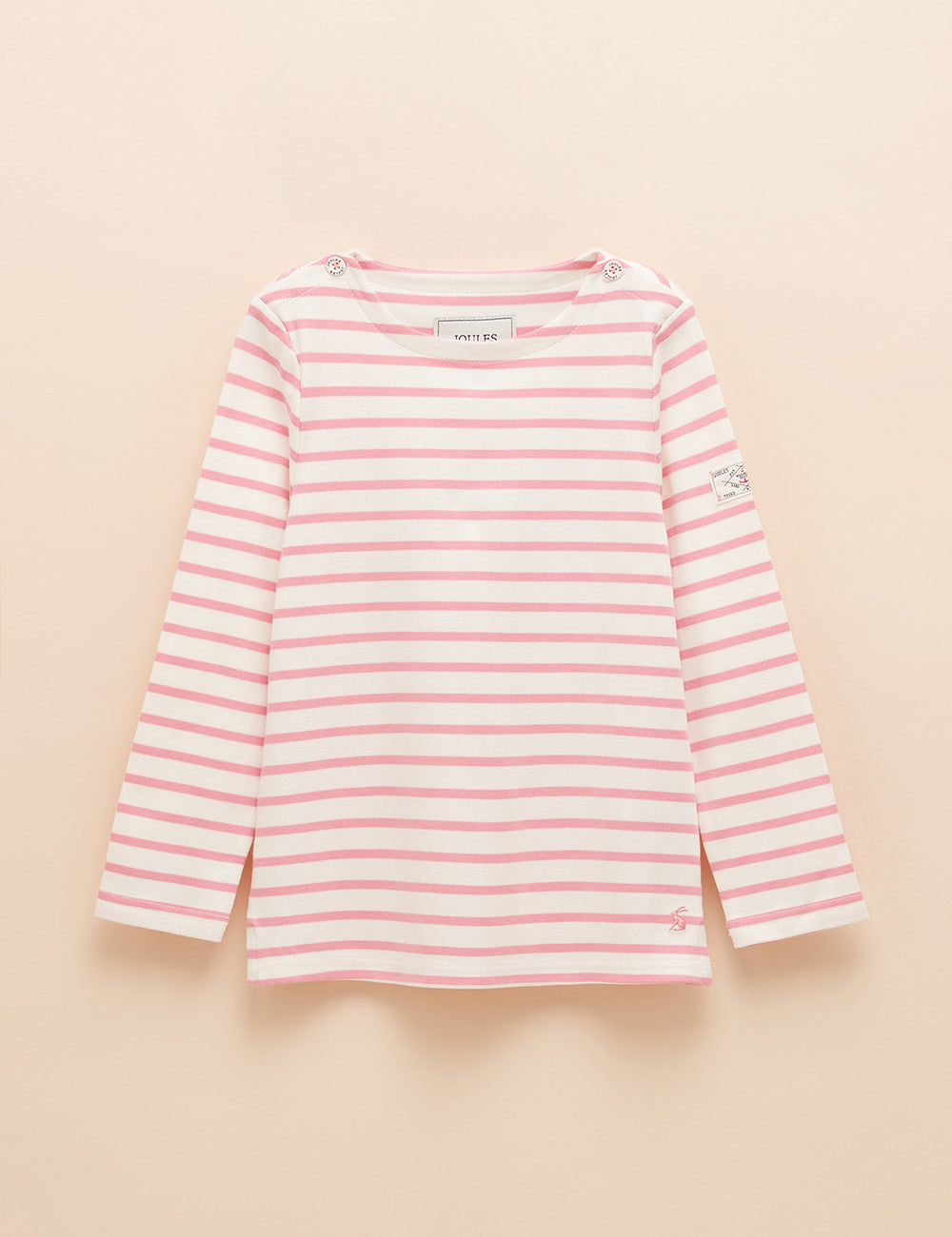 Joules Harbour Long Sleeve T-Shirt - Pink