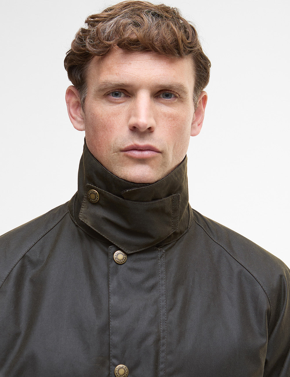 Barbour Harker Wax Jacket - Olive