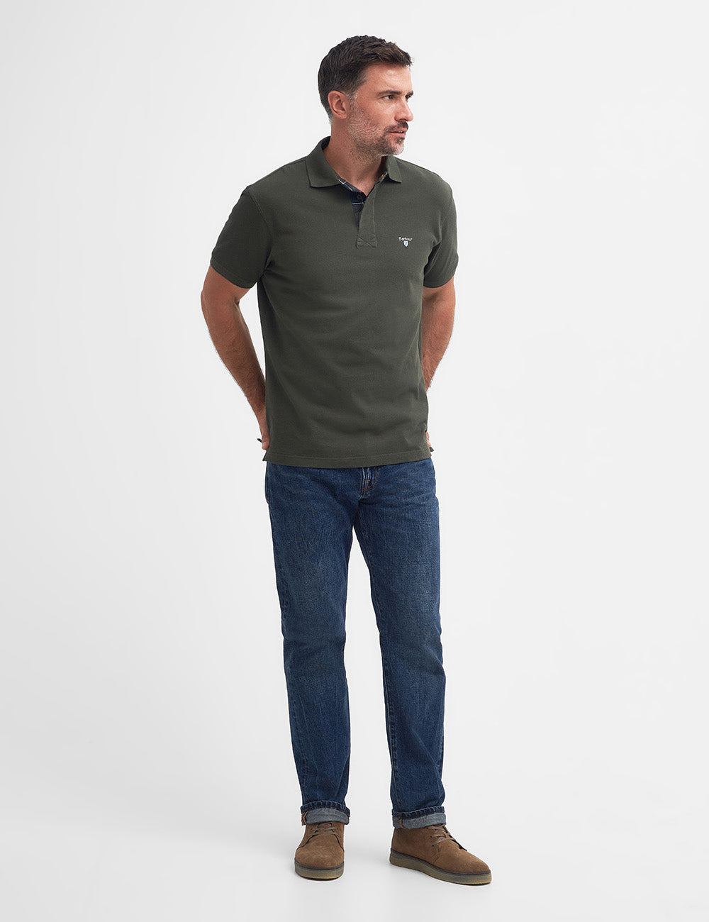 Barbour Hart Polo Shirt - Dark Olive