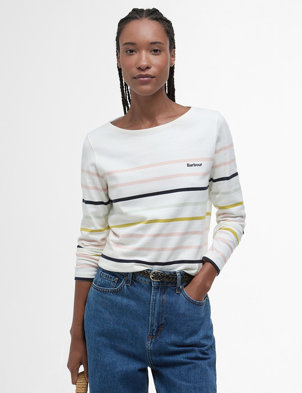 Barbour Hawkins Top - Cloud Stripe