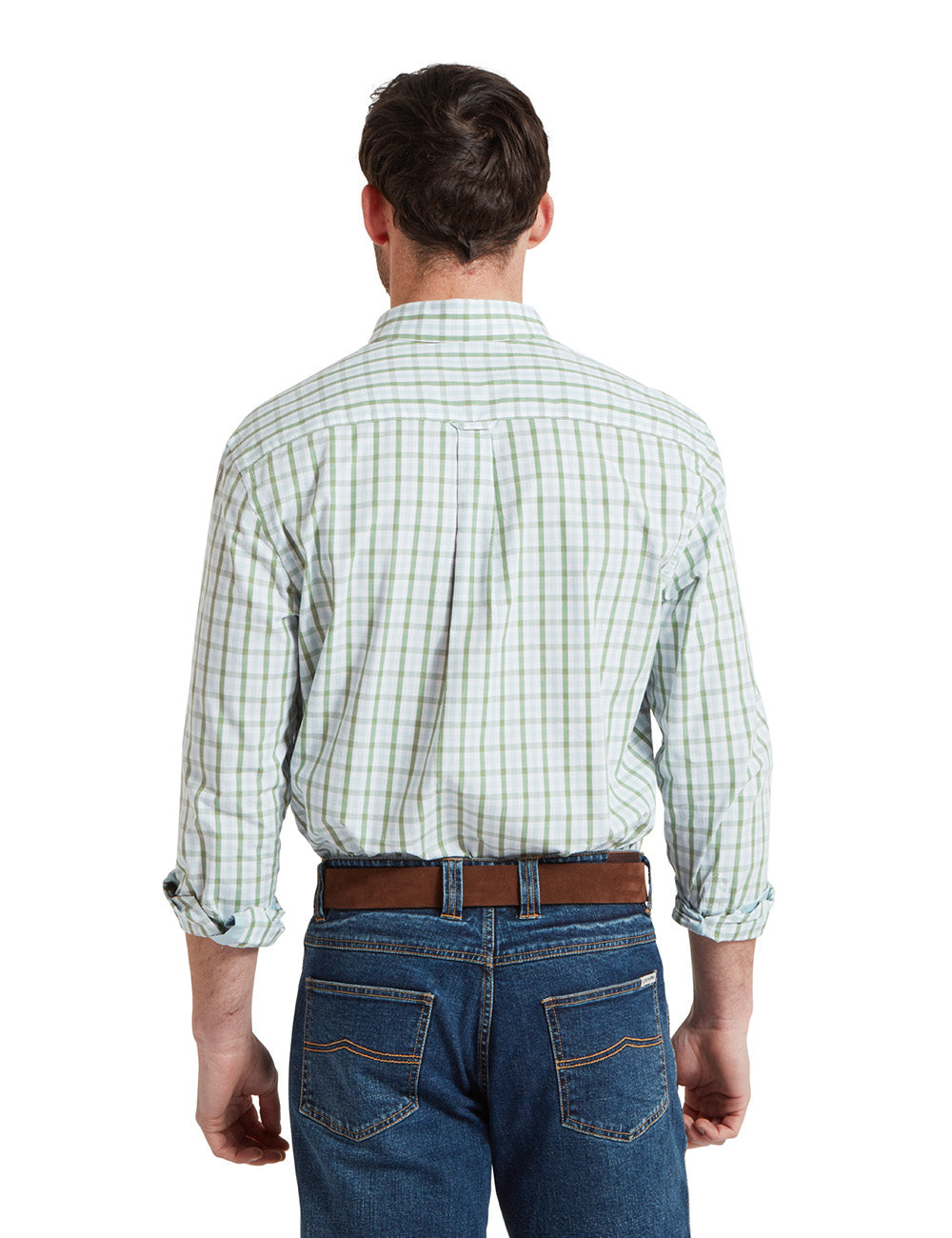 Schoffel Hebden Tailored Shirt - Green/Blue