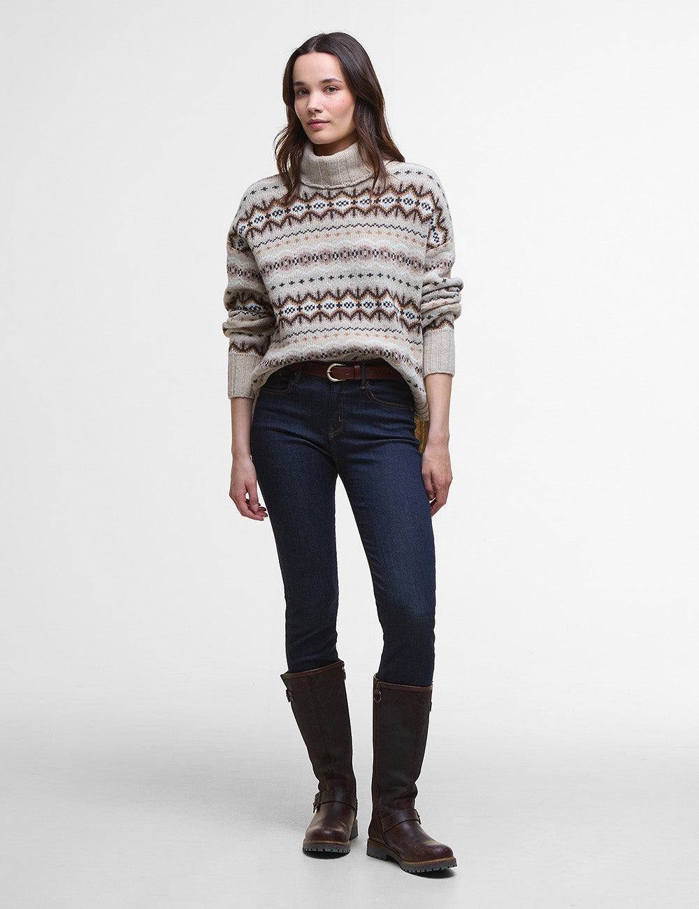 Barbour Helen Knitted Jumper - Birch Multi