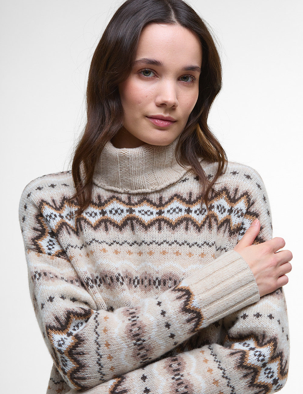 Barbour Helen Knitted Jumper - Birch Multi