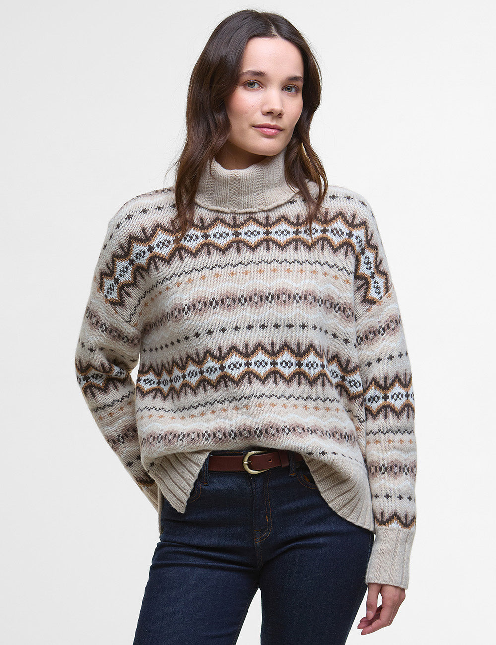 Barbour Helen Knitted Jumper - Birch Multi