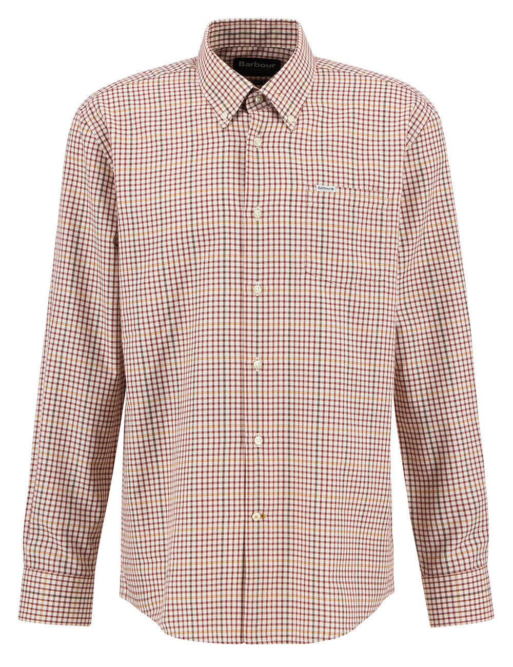 Barbour Henderson Thermo Weave Shirt - Fired Brick