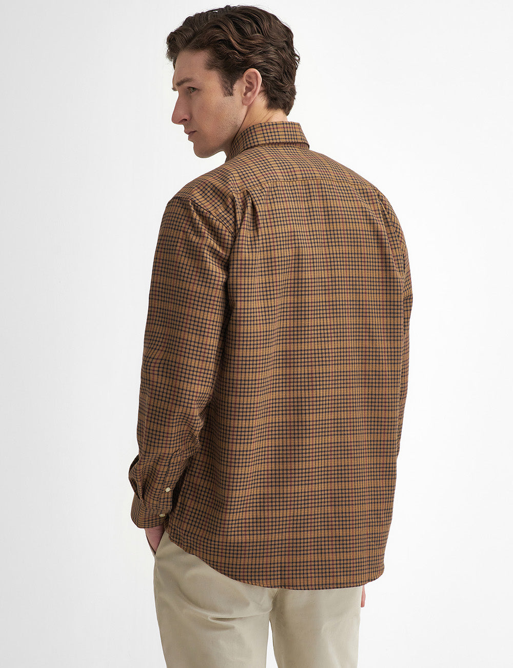 Barbour Henderson Thermo Weave Shirt - Stone