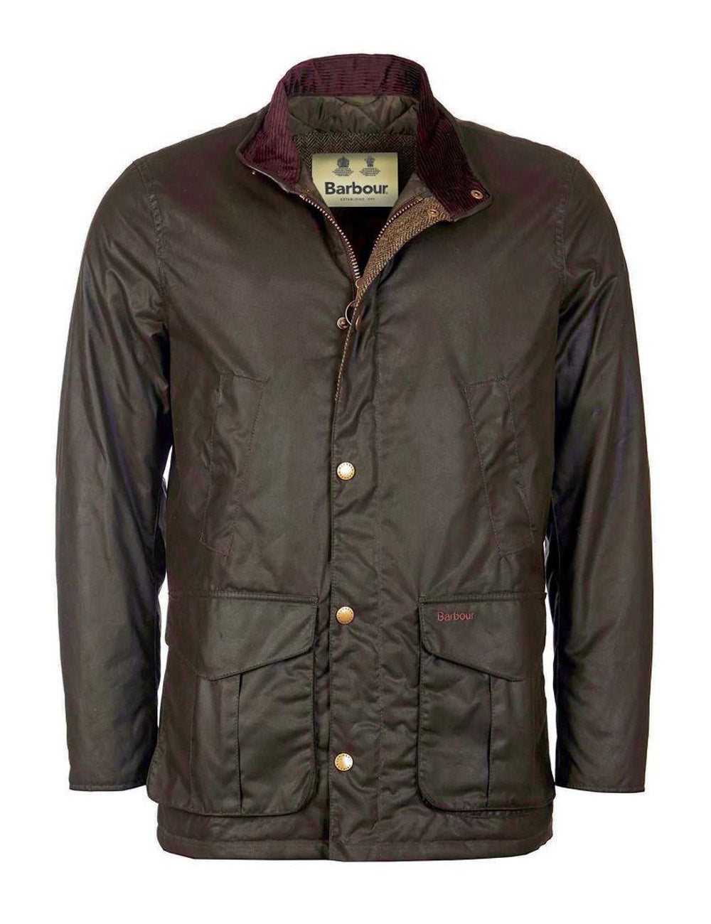 Barbour Hereford Wax Jacket - Olive