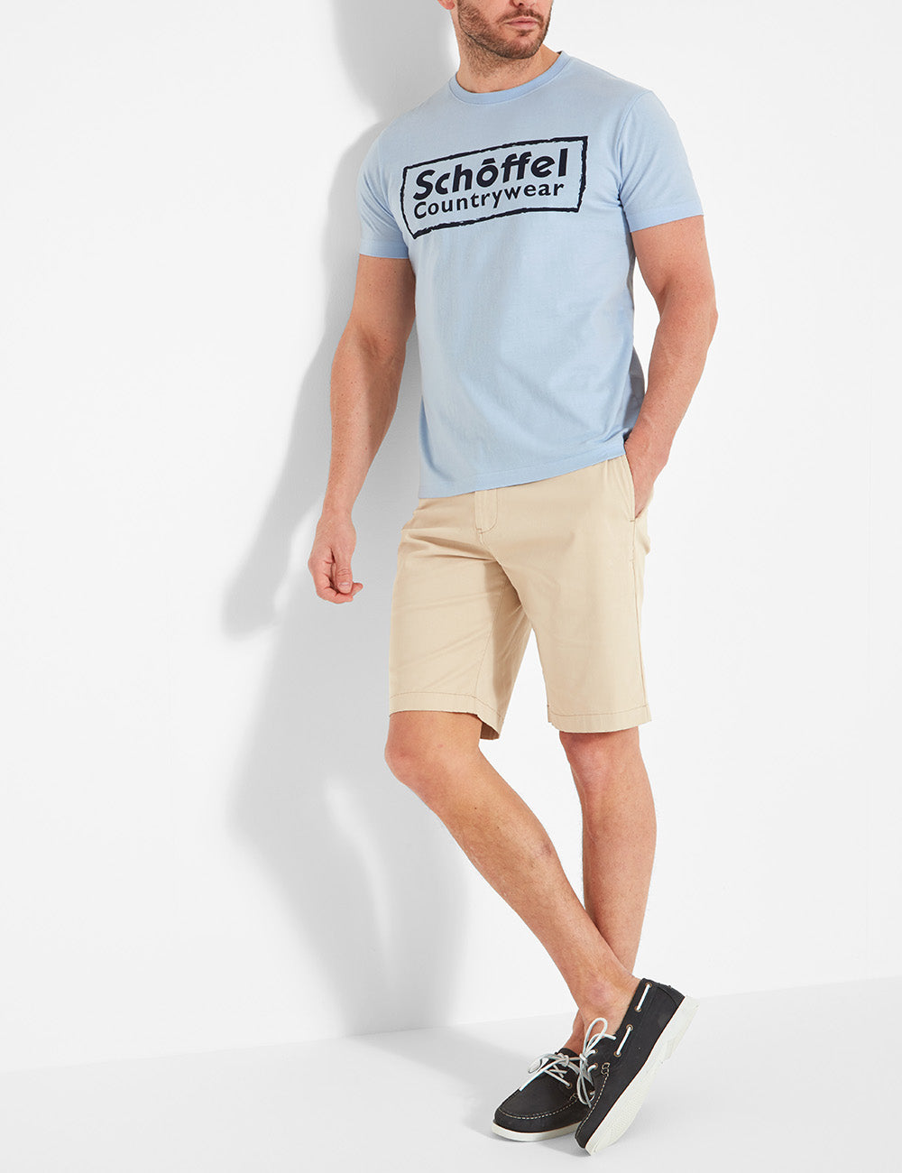 Schoffel Heritage T-Shirt - Pale Blue